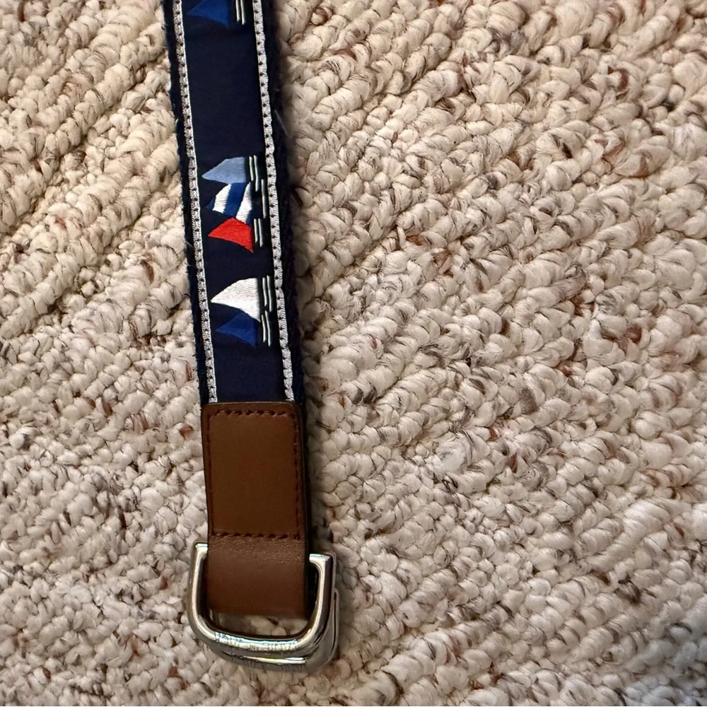 Janie & Jack S/2 Belts Sailboat Design and the Black & White Stripe size 6-8
